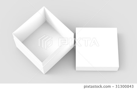 tilt blank paper box - Stock Illustration [31300843] - PIXTA