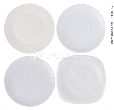 white plate on white background 31301370