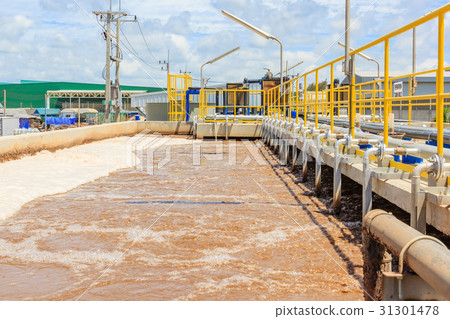 Water recycling on sewage treatment station 31301478