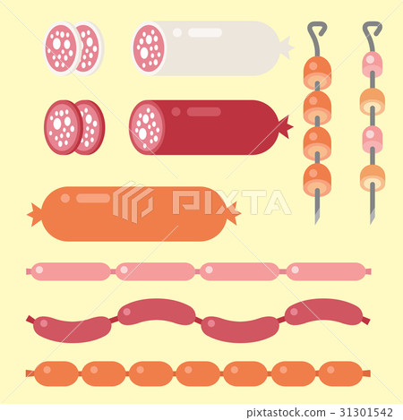 Meat products ingredient and rustic elements 31301542