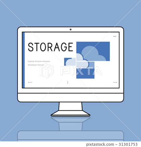 Cloud Storage Digital Sync Streaming Technology Cloud Storage Digital Sync Streaming Technology 31301753