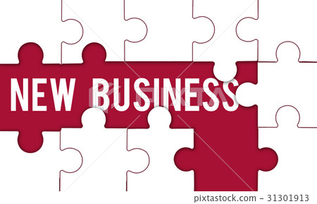 New Startup Business Venture puzzle graphic New Startup Business Venture puzzle graphic 31301913