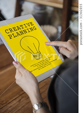 Bulb Sign Idea Symbol Word 31302855
