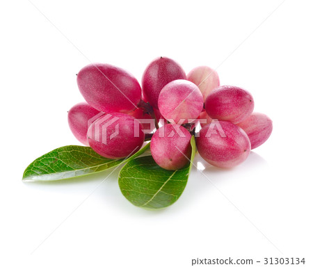 Carunda or Karonda on white background 31303134