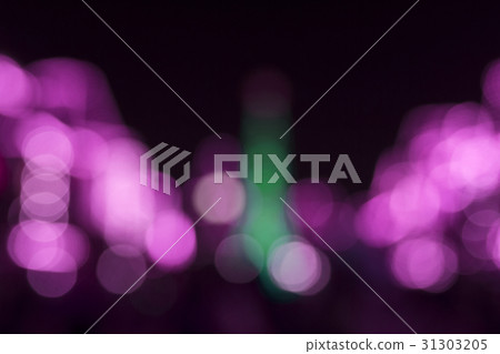 Dark Nightlights Blurry Modern Urban City 31303205