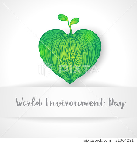 World Environment Day. Concept love the world. World Environment Day. Concept love the world. 31304281