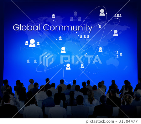Global Network Community Internet Concept 31304477