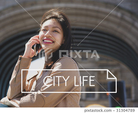 Digital Life City Connection Technology Internet 31304789