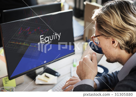 Stock Exchange Market Forex Trade Investment Fund Graph 31305880