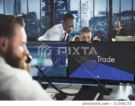 Stock Exchange Market Forex Trade Global Business Graph 31306155