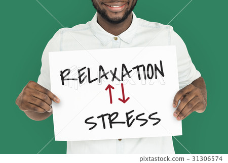 Lifestyle Antonyms Relaxation Stress Illustration 31306574