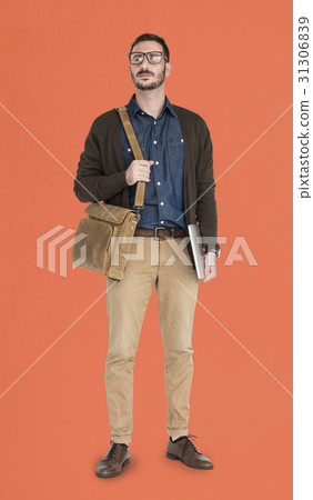 Caucasian Man Neutral Messenger Bag 31306839