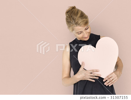 Heart Love Addore Affection Blonde Woman Heart Love Addore Affection Blonde Woman 31307155