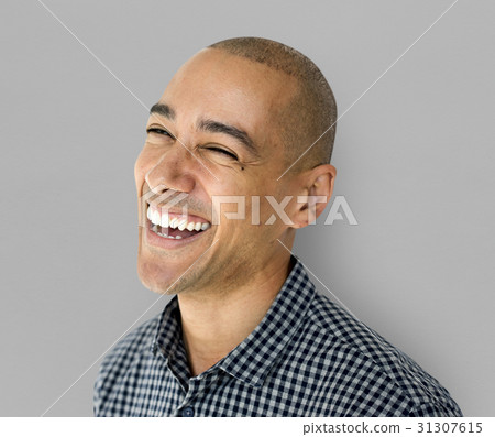 A happiness guy is smiling 31307615