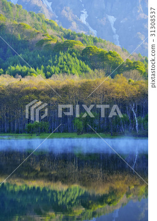 Togakushi and the mirror pond 31308537