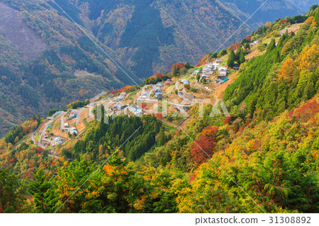 Nagano _ The village of Shimokuri to make autumn leaves Nagano _ The village of Shimokuri to make autumn leaves 31308892