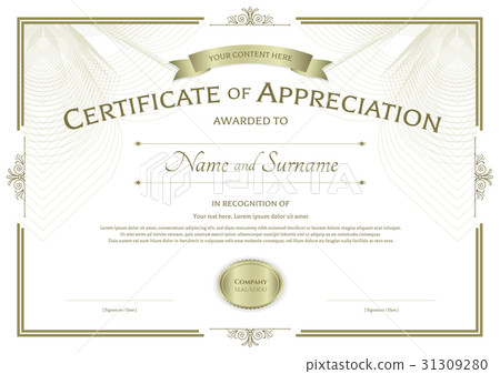 professional certificate of appreciation templates