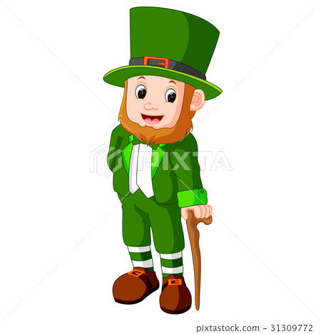 illustration of Cartoon funny leprechaun illustration of Cartoon funny leprechaun 31309772