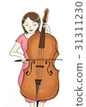 A woman playing a cello 31311230