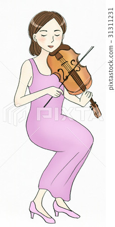 A woman playing a violin 31311231