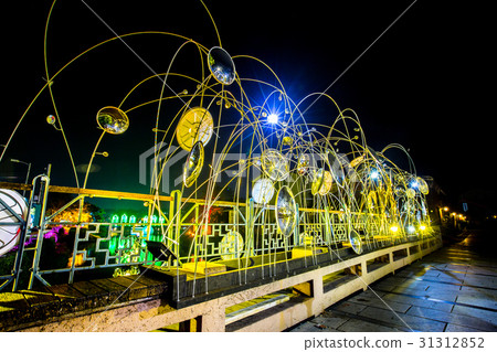 Taiwan Tainan Saltwater Moonlight Harbor Lantern Festival Asia Taiwan Tainan Lantern Festival 31312852