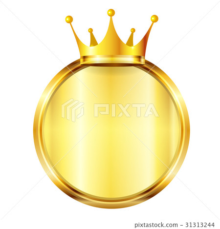 Crown medal gold icon - Stock Illustration [31313244] - PIXTA