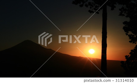 從Shiratori-yama到Mt. Fuji和Asahi 31314010