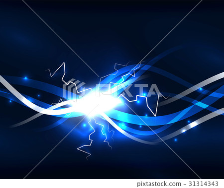 Glowing wavy lines template Glowing wavy lines template 31314343