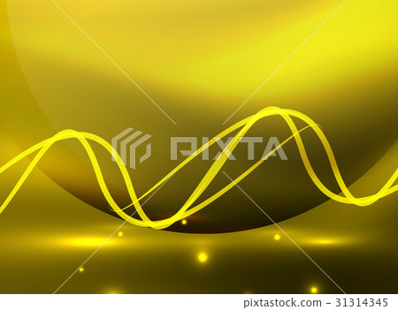 Glowing shiny wave background Glowing shiny wave background 31314345