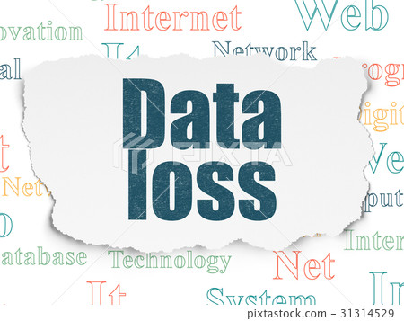 Information concept: Data Loss on Torn Paper 31314529