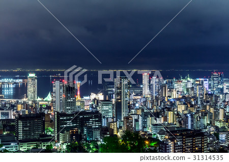 Suwa-san Park Observatory Kobe Night view 31314535