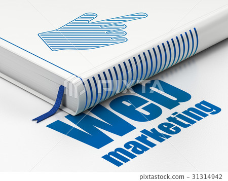 Web design concept: book Mouse Cursor, Web 31314942