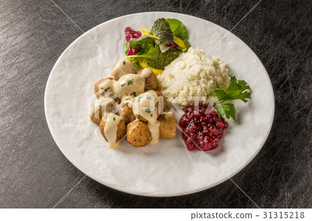 Scandinavian meatball Swedish dish meatball 31315218