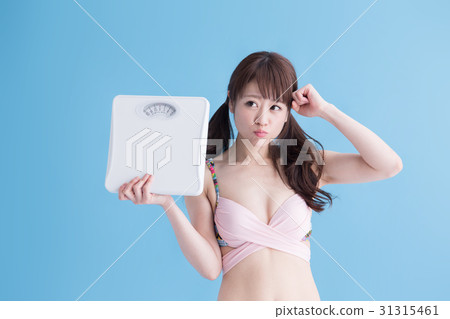 Swimwear ladies · Blue back 31315461