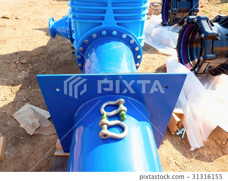 500 mm drink water Gate valve joint with screws 31316155
