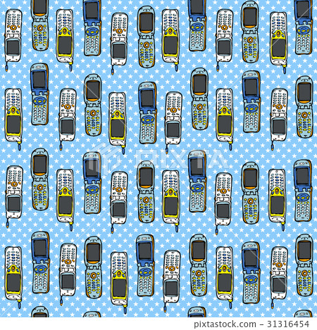 Mobile phone pattern - Stock Illustration [31316454] - PIXTA