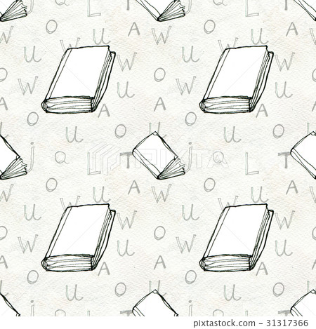 Seamless pattern with books Seamless pattern with books 31317366