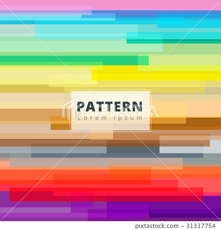 Abstract image, colorful horizontal rectangle 31317754