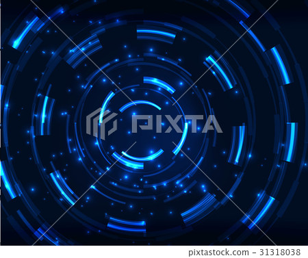 Neon circles abstract background Neon circles abstract background 31318038