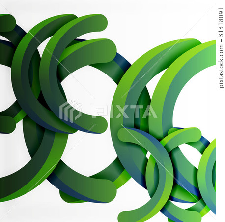 Modern 3d geometrical style background, arch 31318091