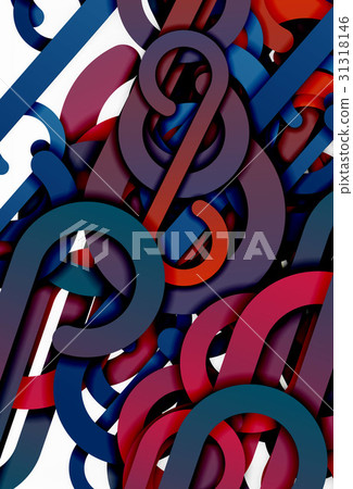Stripe knot abstract background Stripe knot abstract background 31318146