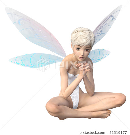可愛的童話仙女天使perming3DCG插圖素材 可愛的童話仙女天使perming3DCG插圖素材 31319177