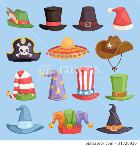 Different funny hats for party and holidays Different funny hats for party and holidays 31320920