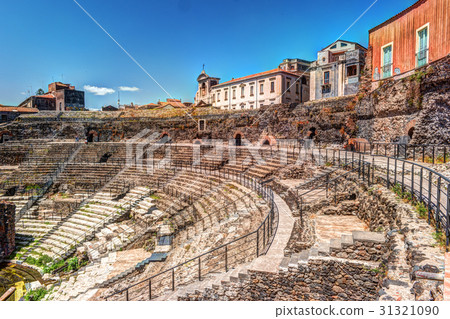 Ancient Roman theater in Catania Ancient Roman theater in Catania 31321090