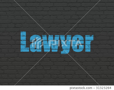 Law concept: Lawyer on wall background 31323264