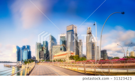 Singapore skyline background Singapore skyline background 31323423