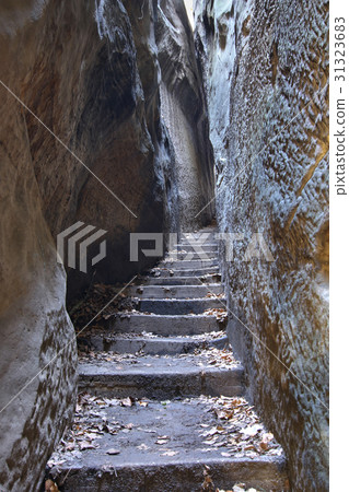 Rocks Stair - Narrow Path in Bohemian Paradise 31323683