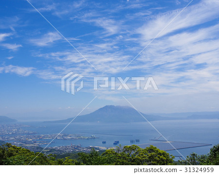 從Jinjyadai天文台公園看櫻島 從Jinjyadai天文台公園看櫻島 31324959