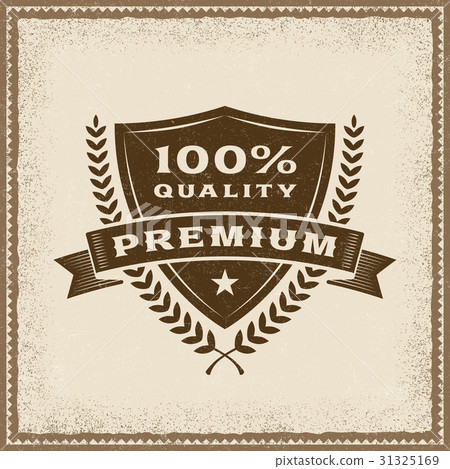 Vintage Premium 100% Quality Label 31325169