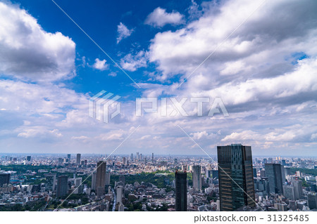 “東京”雨季天空·城市景觀“六月” 31325485